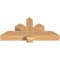 Ekena Millwork Redmond Smooth Timber Gable Bracket, Western Red Cedar, 48"W x 22"H x 5 1/2"D x 5 1/2"F, 11/12 Pitch GBW048X22X0606RED00SWR - alternate 3